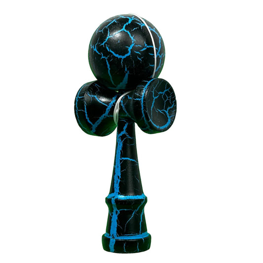 Pachet 1+1! Kendama Original Profesional, Crack, 18cm, din Lemn, Joc Interactiv, Copii si Adulti