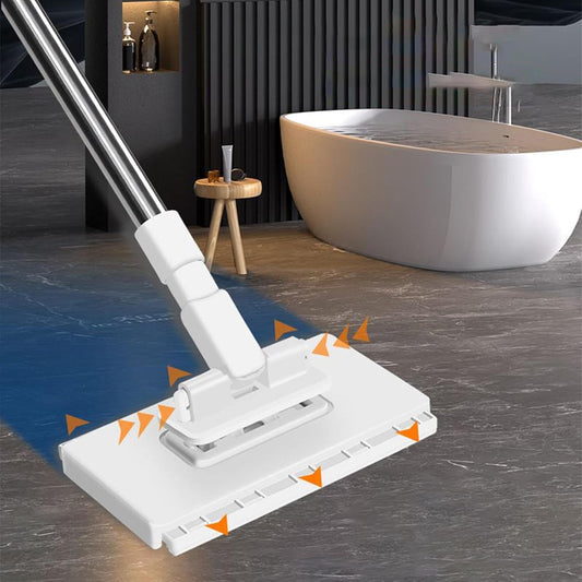 Mop cu sistem de prindere prin presiune, fara spalare manuala, 100 cm
