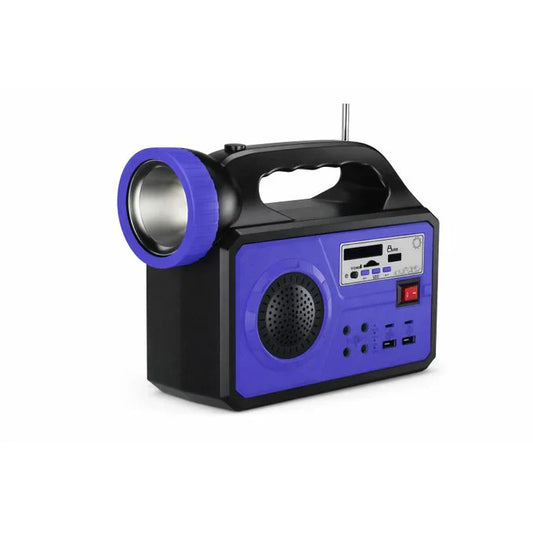 Sistem Solar Portabil Jortan T08, cu 3 Becuri LED, Radio si Powerbank 25000mAh