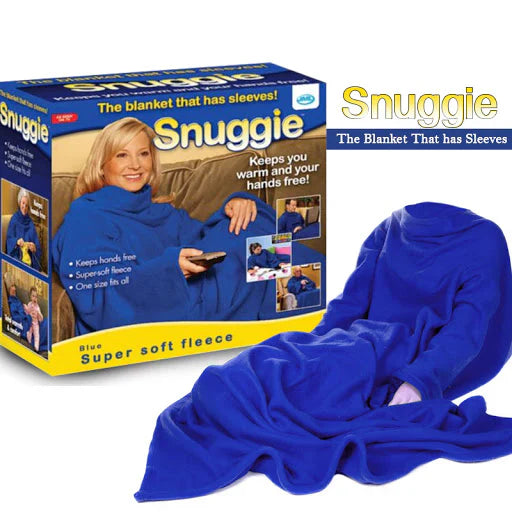 1+1 CADOU Patura cu maneci pentru zilele racoroase - Snuggie