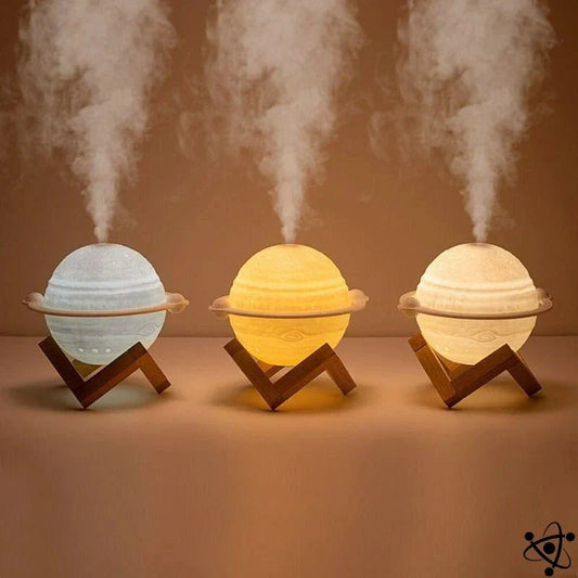 1+1 CADOU Umidificator Planetă Jupiter 3D cu Lumină de Noapte & Încărcare USB – 200ml