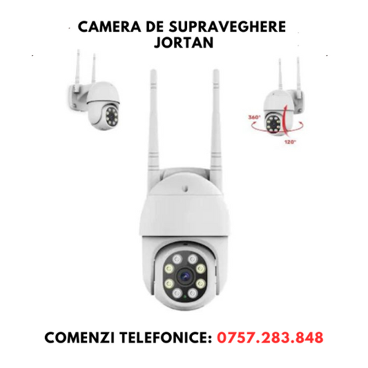 Ofertele verii! Camera de supraveghere Jortan wi-fi *app. Yoosee si rotatie 355 grade