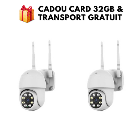 ! Pachet 2 x Camera de supraveghere wi-fi *app. Yoosee si rotatie 355 grade, Jortan + 2 carduri micro SD 32 GB